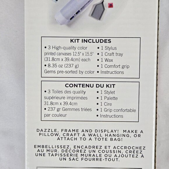 Diamond Dotz "Poppies" Triptych 3 Canvas Series Each Canvas is 11" x 14" New - Picture 9 of 12